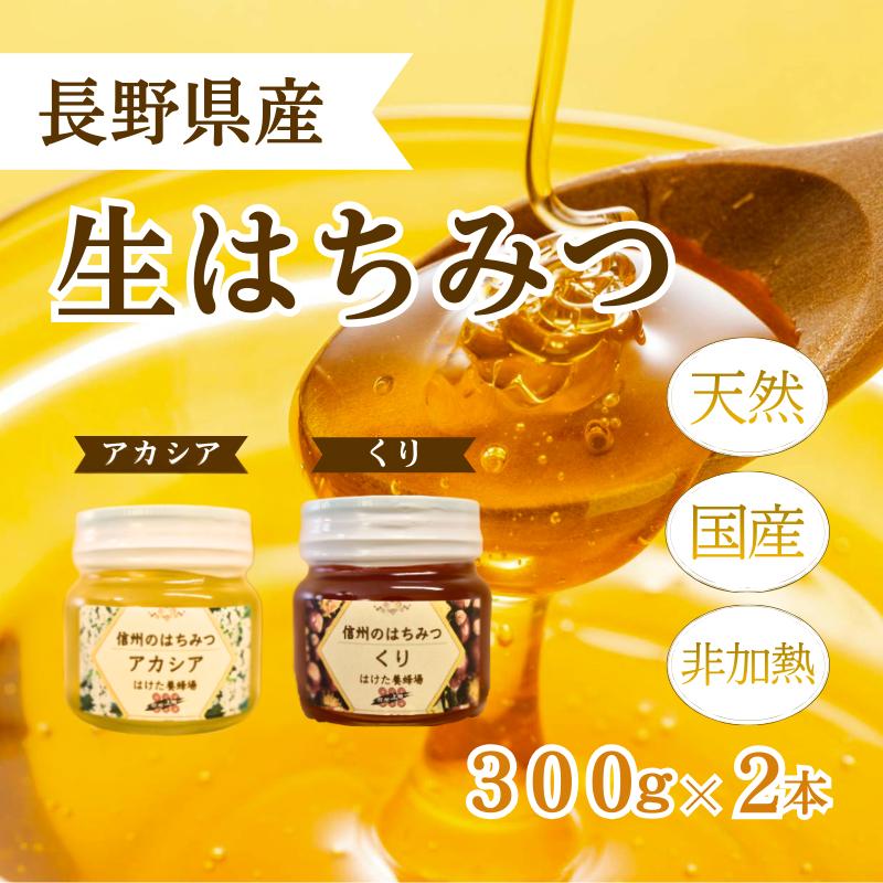 生はちみつ 600g 300g 2本セット アカシア くり セット